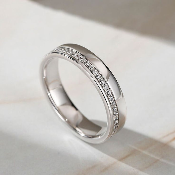 Crystal Solitaire Ring